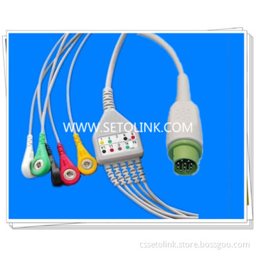 Siemens Sirecust 961/1260/1281/1801 Patient Monitor ECG Cable
